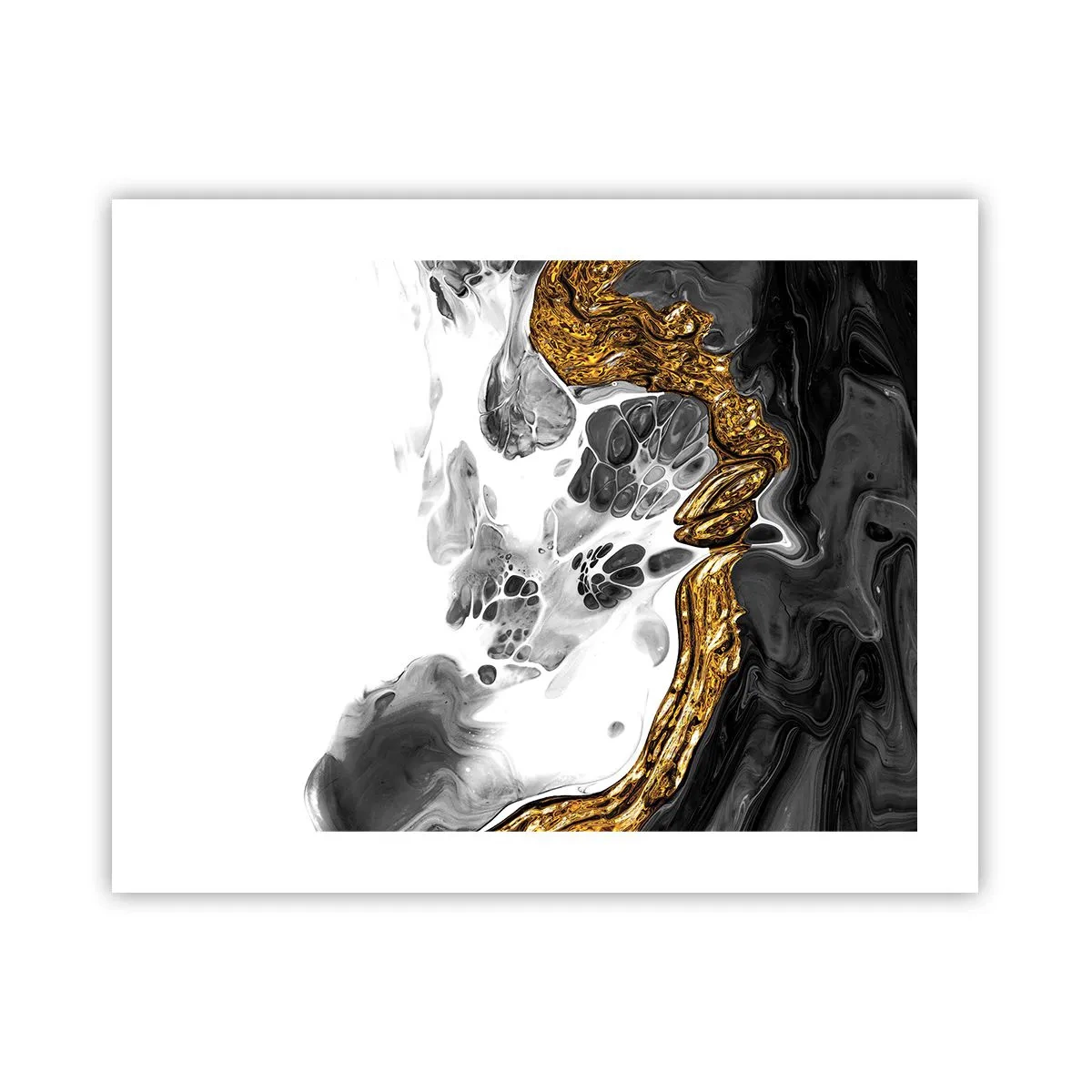 Plakat - Organisk sammensætning - 50x40 cm