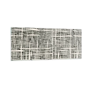 Billede på glas - En sammensætning vævet - 100x40 cm