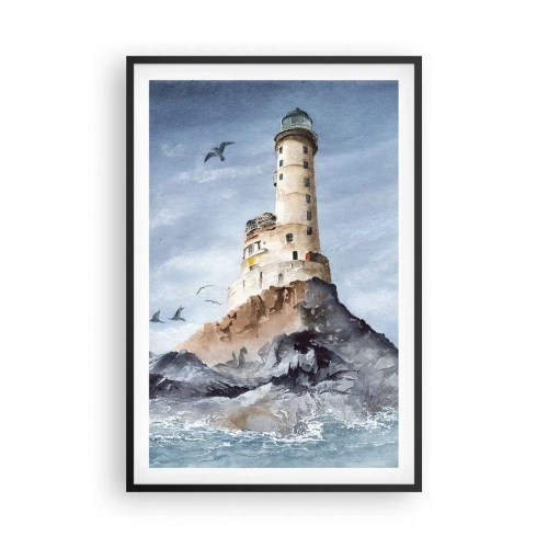 Plakat i sort ramme - Uovervindelig - 61x91 cm