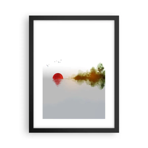 Plakat i sort ramme - Et løfte om fred - 30x40 cm