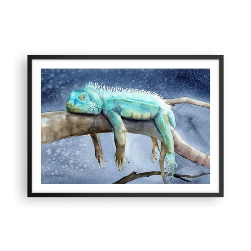 Plakat i sort ramme - Det er godt! - 70x50 cm