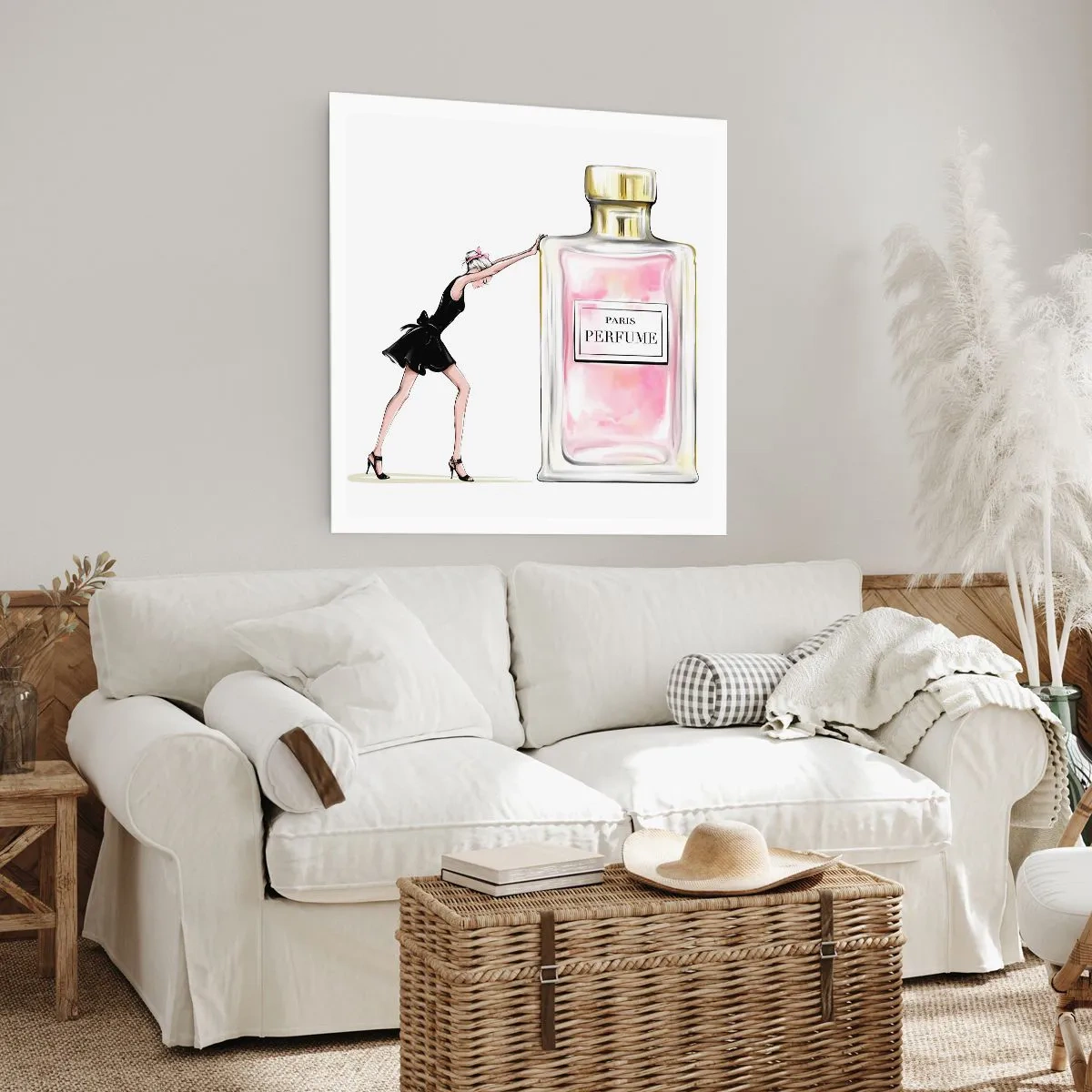 Plakat - Essensen af kvindelighed - 60x60 cm