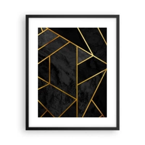 Plakat i sort ramme - Mørke og lys - 40x50 cm