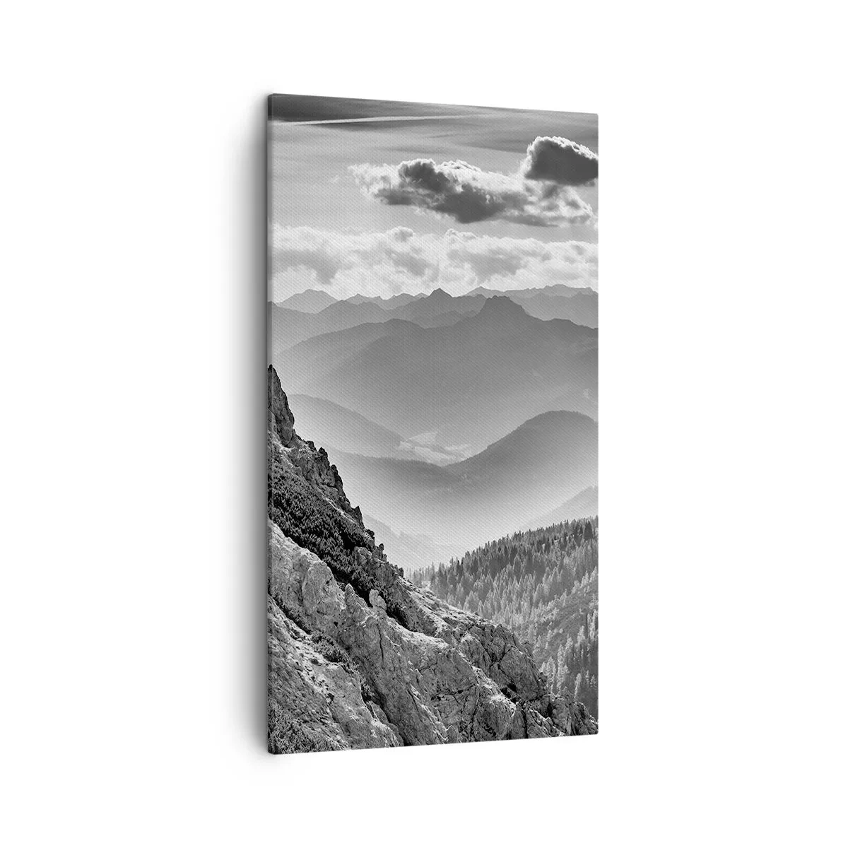 Lærredstryk - Billede på lærred - Hele vejen til horisonten - 45x80 cm