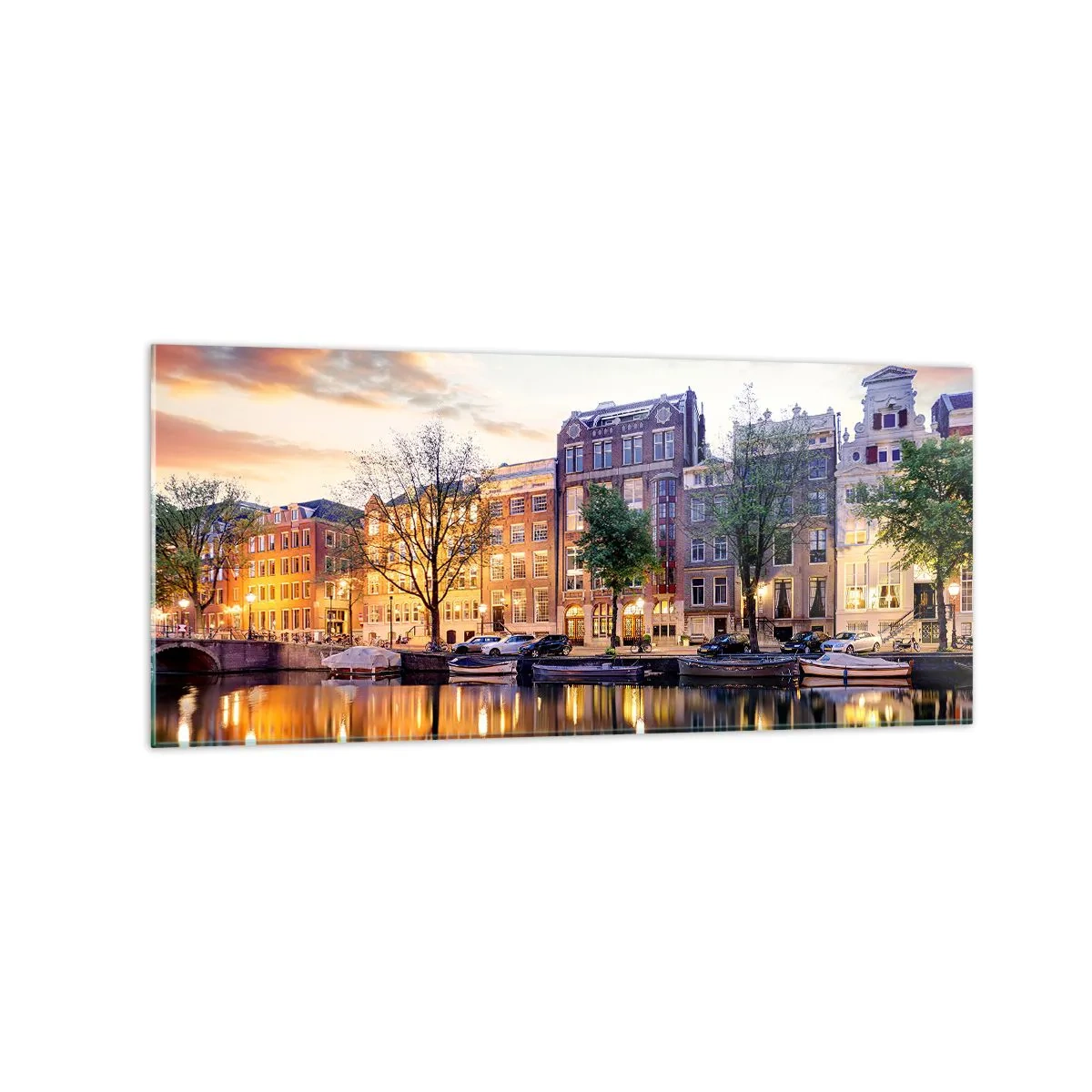 Billede på glas - Tilbageholdende og rolig hollandsk skønhed - 120x50 cm