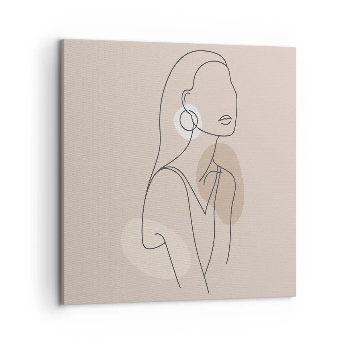 Lærredstryk - Billede på lærred - Et ikon for pigelivet - 50x50 cm