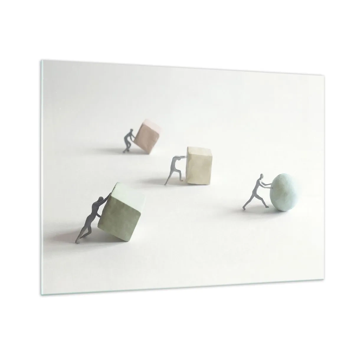 Billede på glas - Selve livet - 100x70 cm