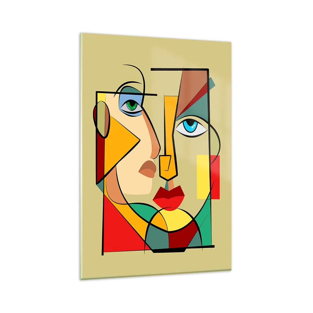 Billede på glas - Et matchende par - 80x120 cm