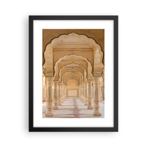 Plakat i sort ramme - I maharajaens palads - 30x40 cm