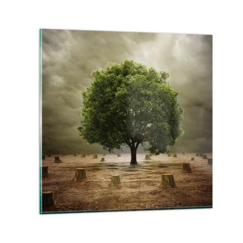 Billede på glas - Alt håb - 60x60 cm