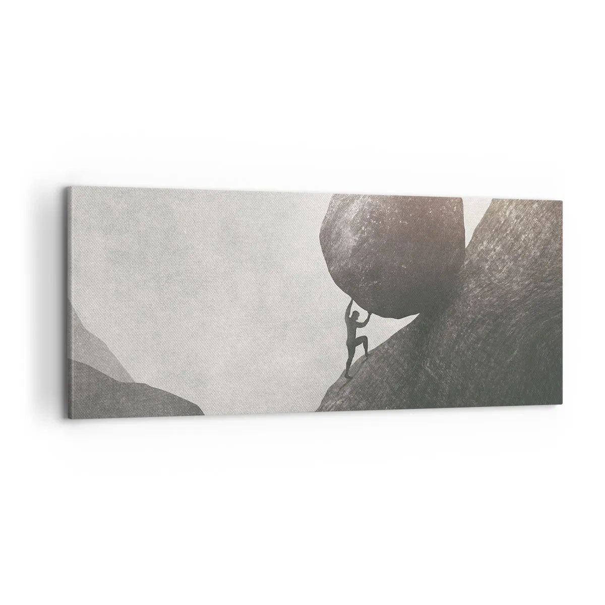 Lærredstryk - Billede på lærred - Jeg tror mod al forventning - 100x40 cm