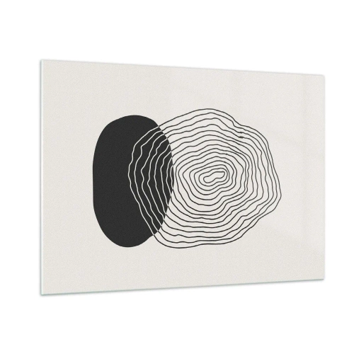 Billede på glas - Varighed og vibration - 100x70 cm