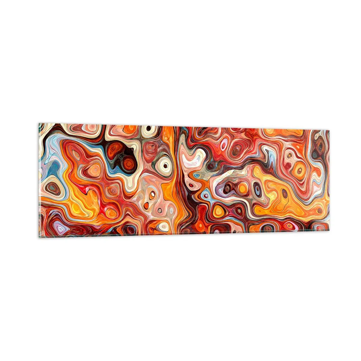 Billede på glas - Hvis nødderne var smeltet i honningen - 90x30 cm