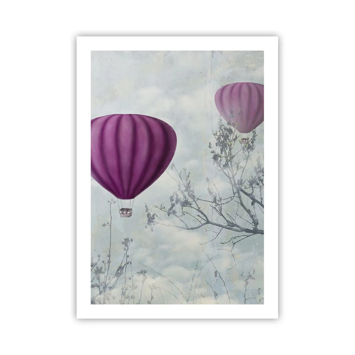 Plakat - Som skibe på himlen - 50x70 cm