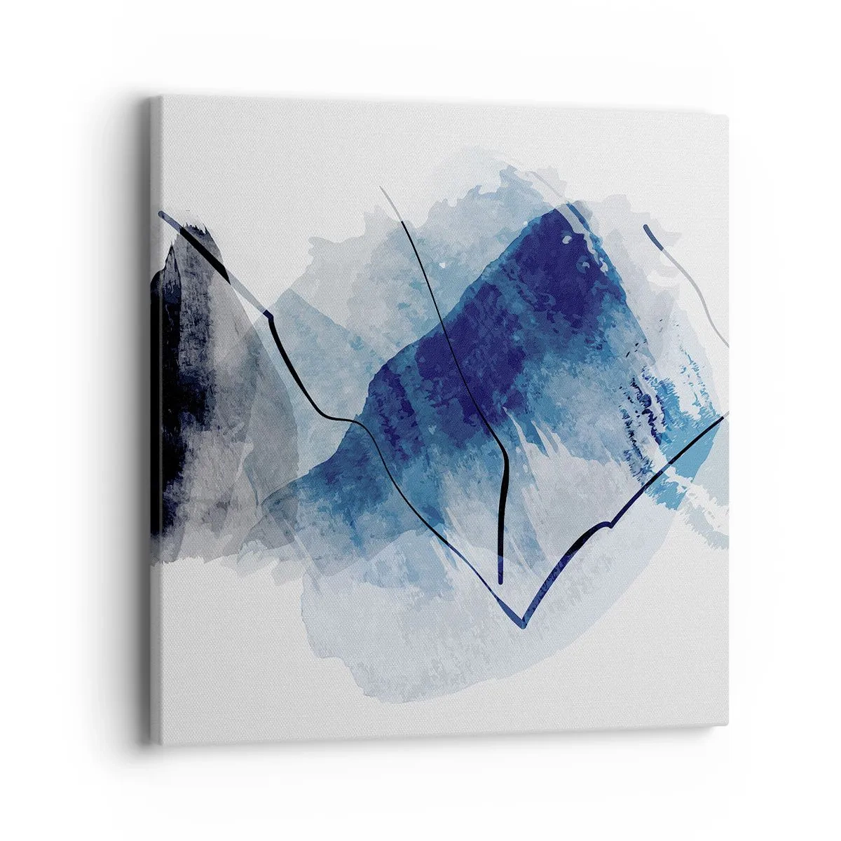 Lærredstryk - Billede på lærred - Isbjerg - 40x40 cm