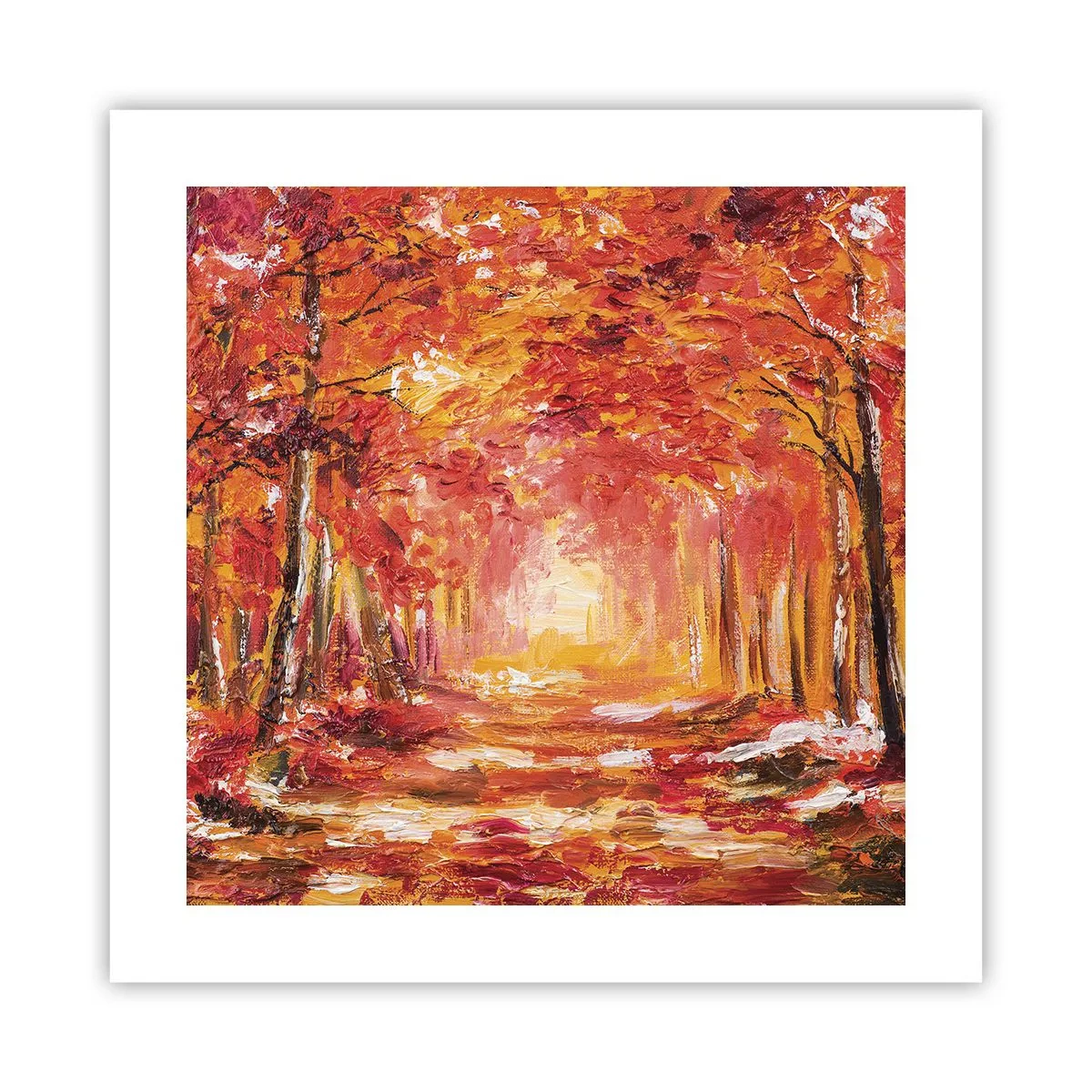 Plakat - Kobberskov - 40x40 cm