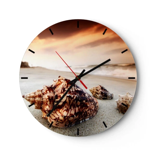 Vægur, Uret - Bølgebevægelser - 40x40 cm