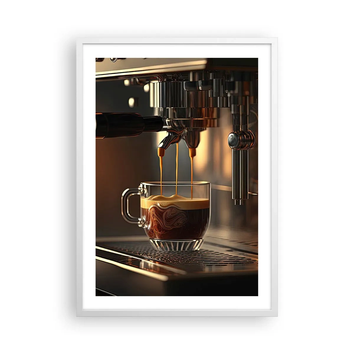 Plakat i hvid ramme - En sensuel blanding - 50x70 cm