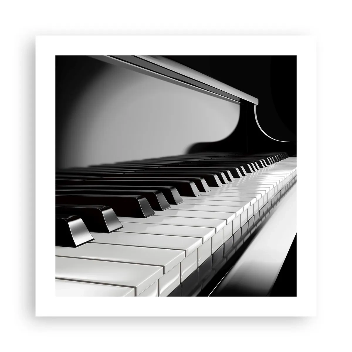 Plakat - Harmoni af former og farver - 50x50 cm