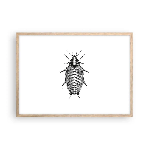 Plakat i ramme af lyst egetræ - Sikke et eksemplar! - 70x50 cm