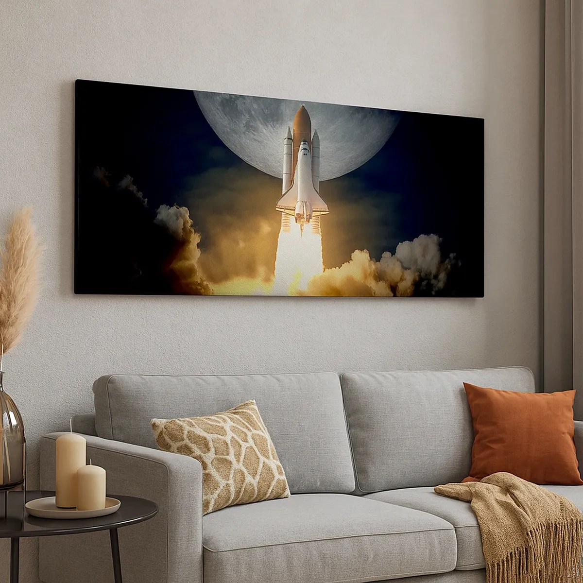 Lærredstryk - Billede på lærred - Begyndelsen på et overjordisk eventyr - 30x30 cm