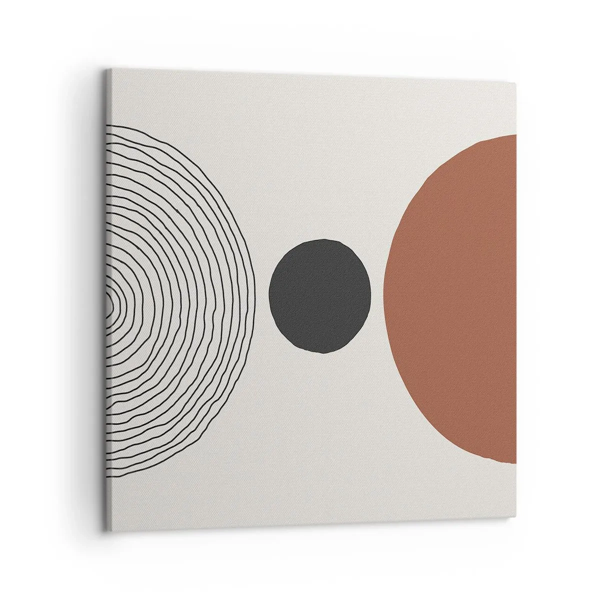 Lærredstryk - Billede på lærred - I rampelyset - 50x50 cm