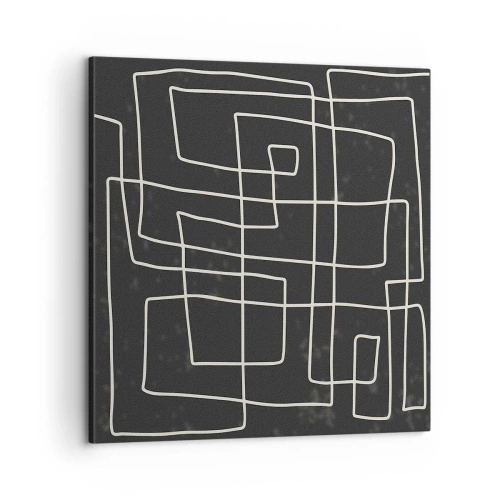 Lærredstryk - Billede på lærred - Ikke helt så enkel - 60x60 cm
