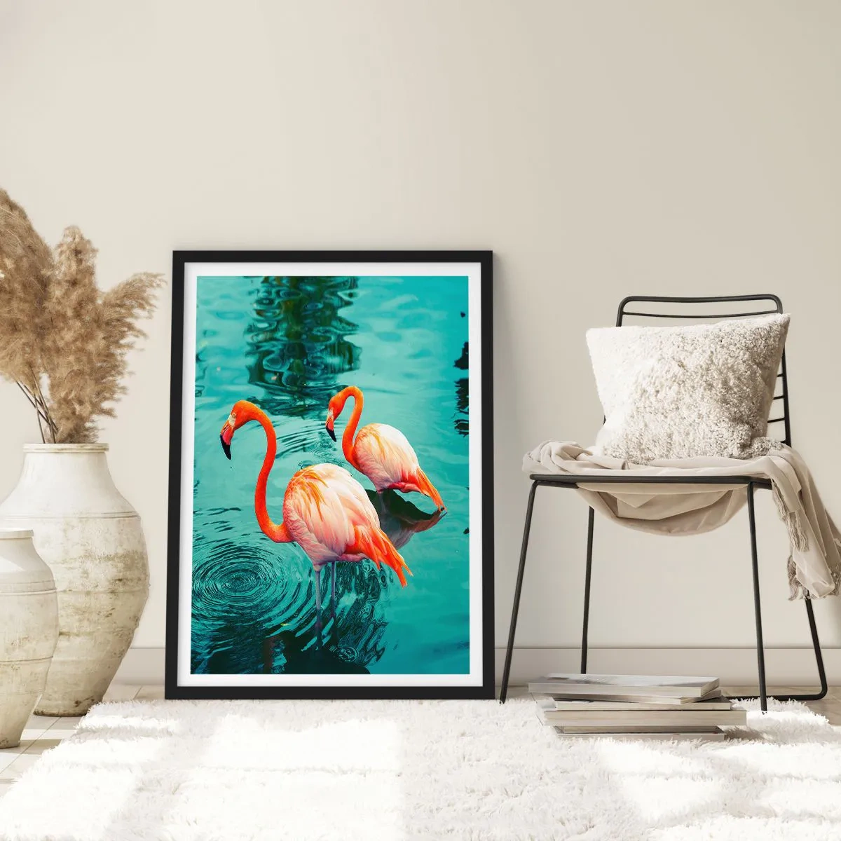 Plakat i sort ramme - Vi er nu på mode - 30x40 cm