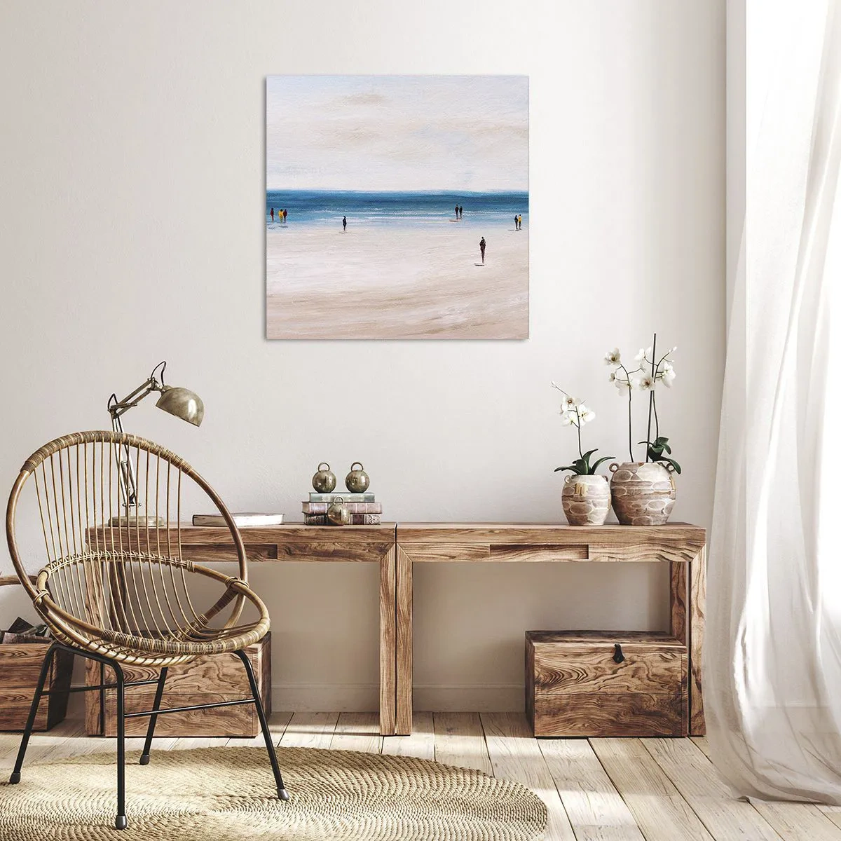Lærredstryk - Billede på lærred - Et naturligt behov - 30x30 cm