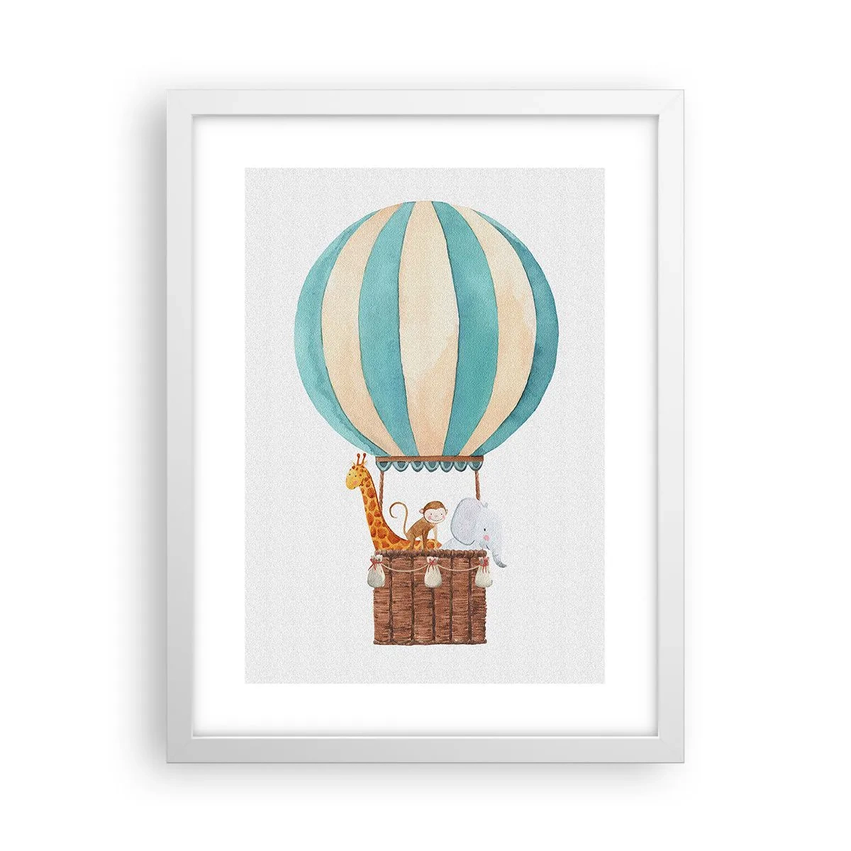 Plakat i hvid ramme - Fantastisk tur - 30x40 cm