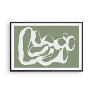 Plakat i sort ramme - Rummets kald - 91x61 cm