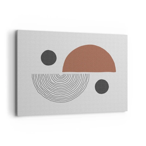 Lærredstryk - Billede på lærred - Perfektion af hjulet - 100x70 cm