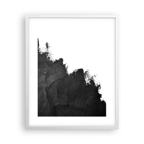 Plakat i hvid ramme - Elementer: jord - 40x50 cm