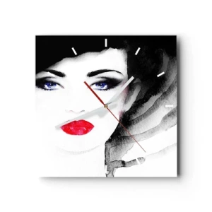 Vægur, Uret - Afviser og tilkalder - 30x30 cm