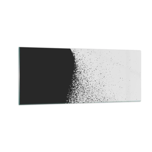 Billede på glas - Partikelbevægelse - 100x40 cm