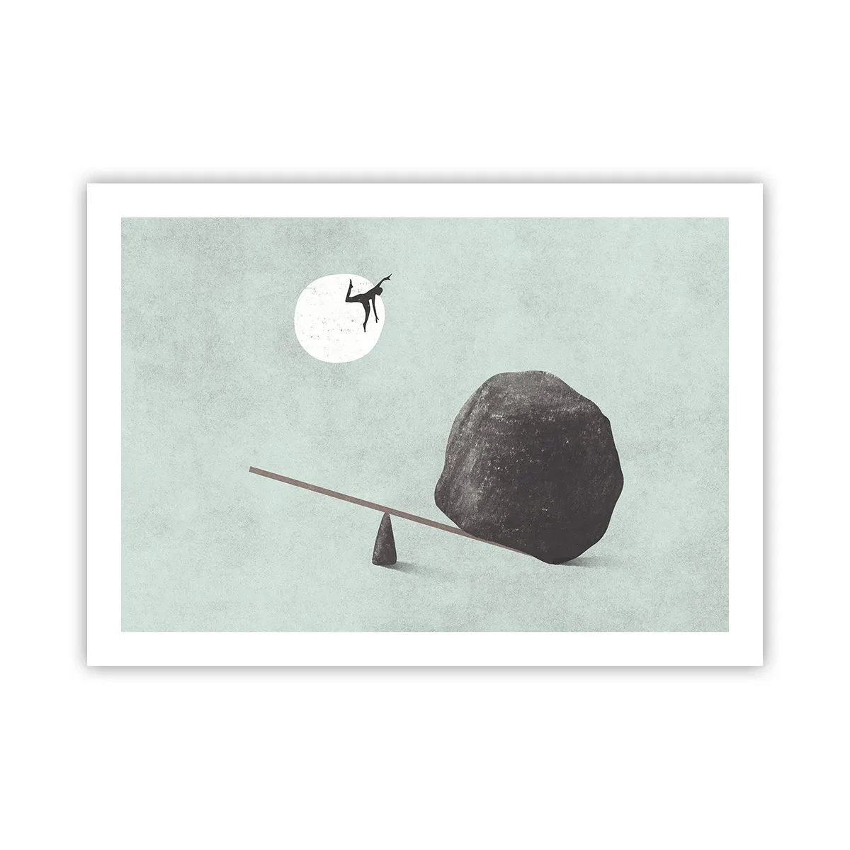 Plakat - En drøm går i opfyldelse - 70x50 cm
