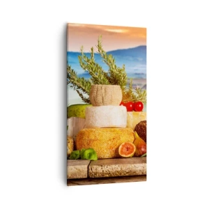 Lærredstryk - Billede på lærred - Italiensk livsglæde - 55x100 cm