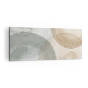 Lærredstryk - Billede på lærred - Gennemtrængning af verdener - 100x40 cm