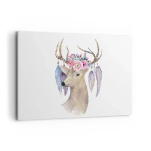 Lærredstryk - Billede på lærred - Sjælsguide - blid, uskyldig - 120x80 cm