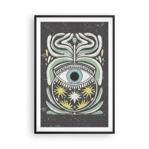 Plakat i sort ramme - Stammeritualer - 61x91 cm