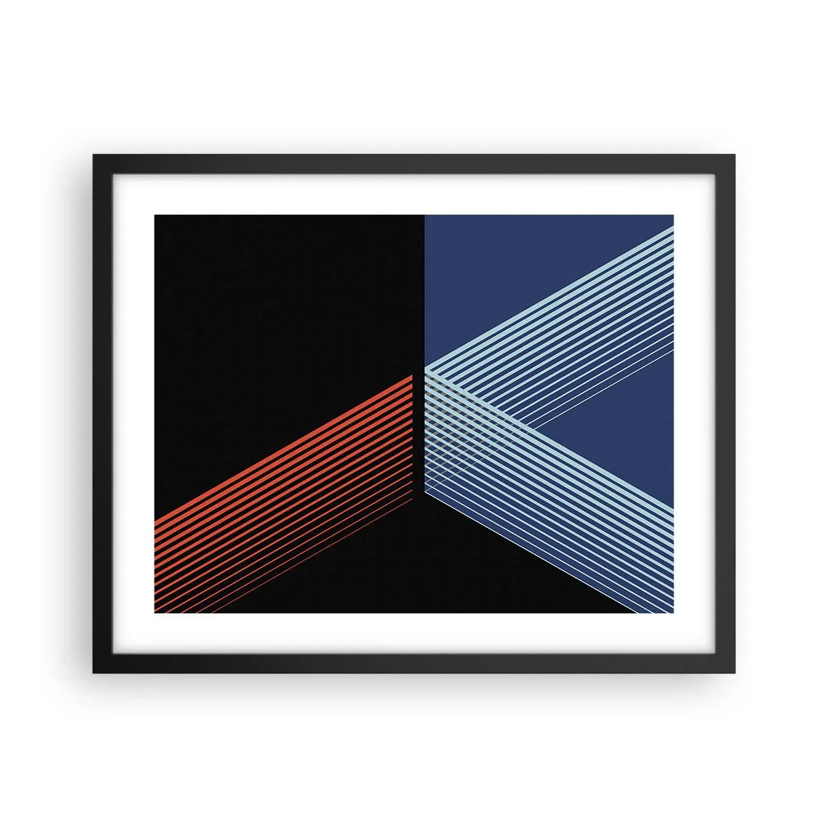 Plakat i sort ramme - En simpel historie - 50x40 cm