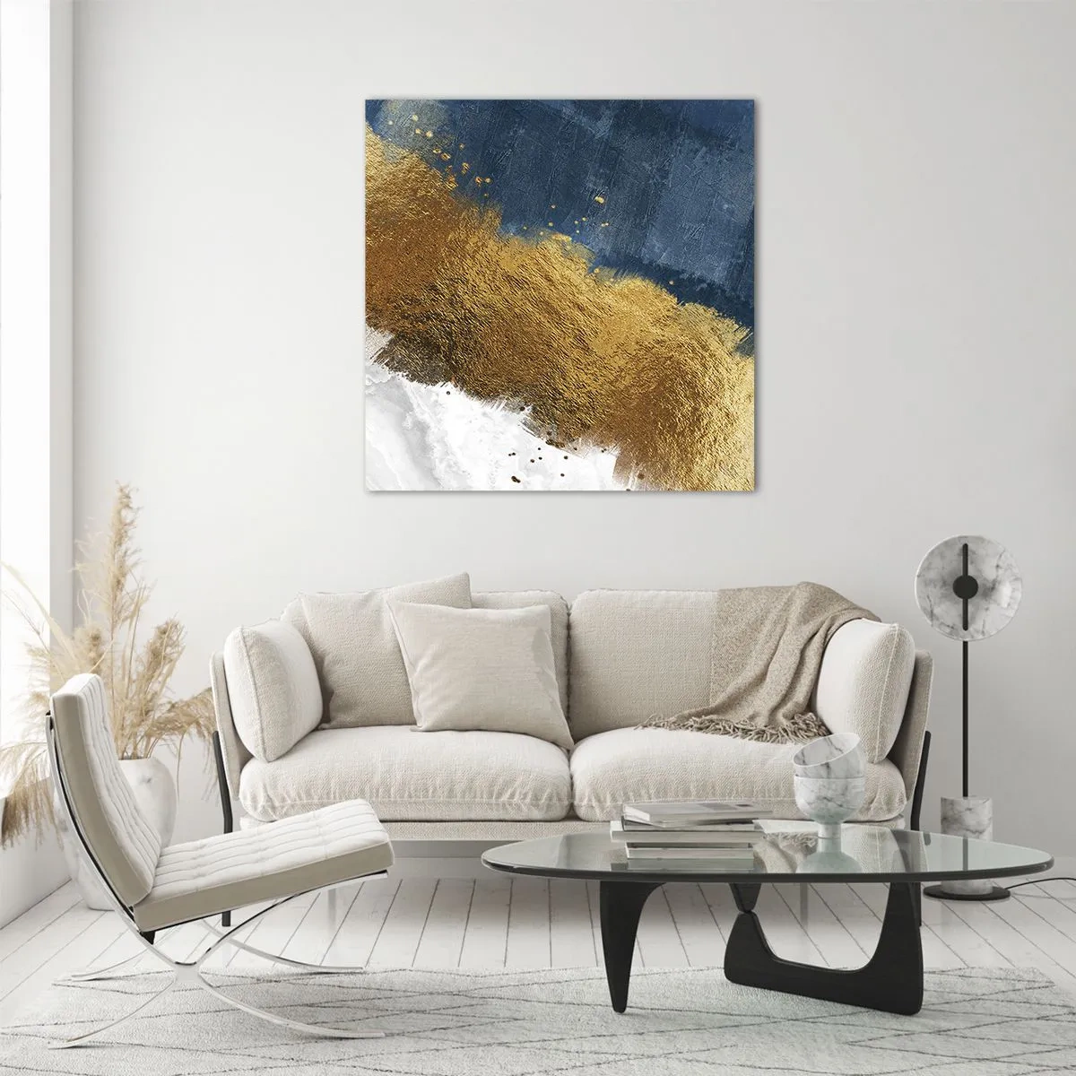 Billede på glas - Sommerens farver - 70x70 cm