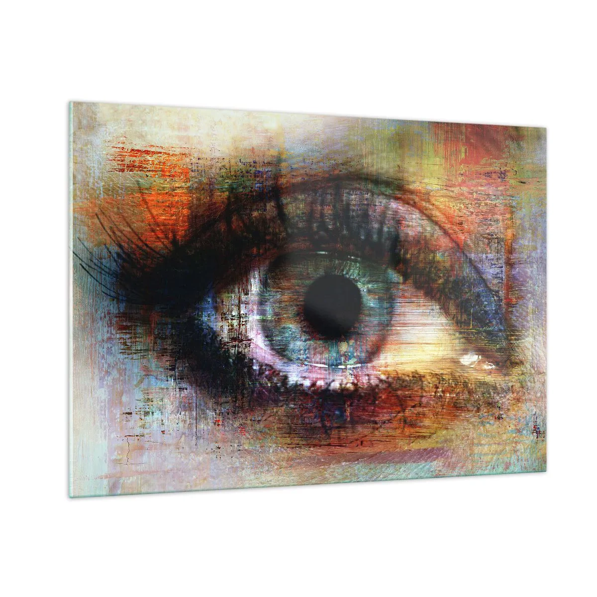 Billede på glas - Du kan se ind i sjælen - 100x70 cm