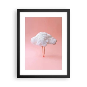 Plakat i sort ramme - Et sødt løfte - 30x40 cm