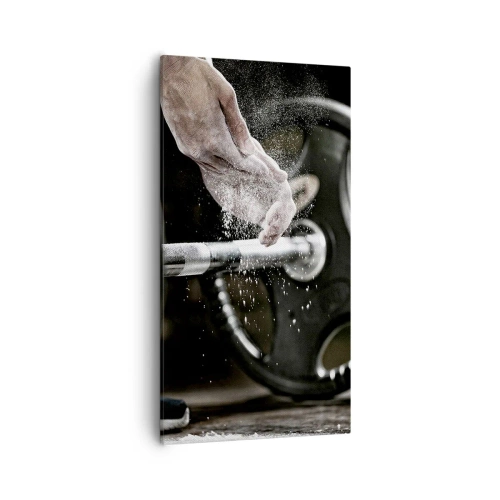 Lærredstryk - Billede på lærred - Udfordringen er taget imod! - 55x100 cm