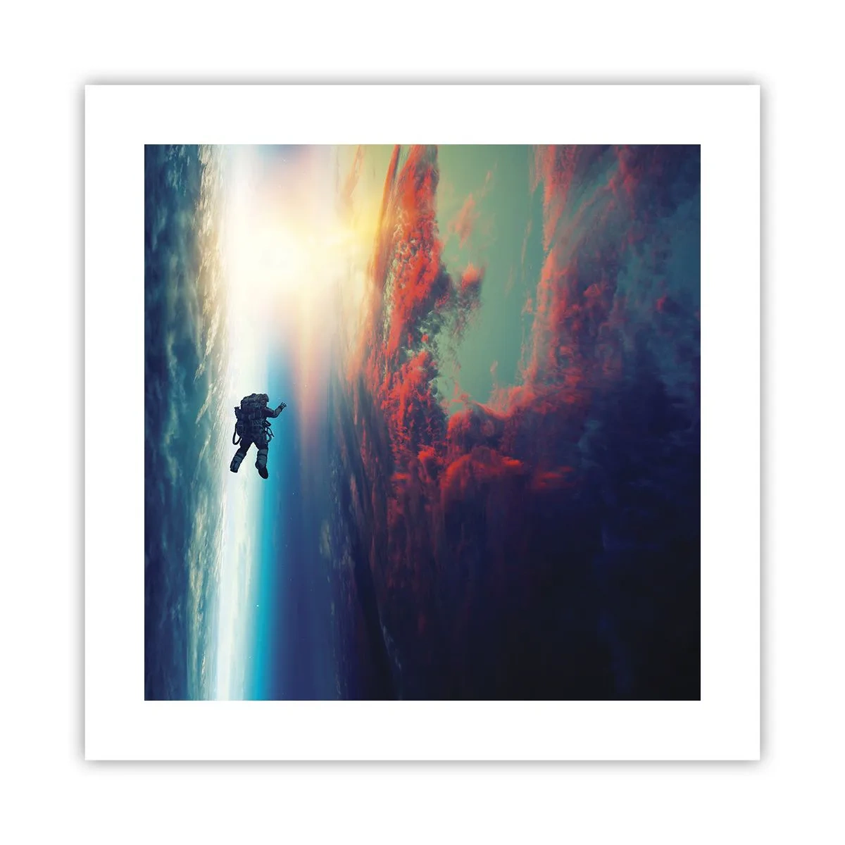 Plakat - Over for universet - 40x40 cm