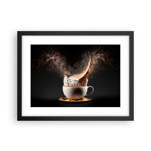 Plakat i sort ramme - En eksplosion af smag - 40x30 cm
