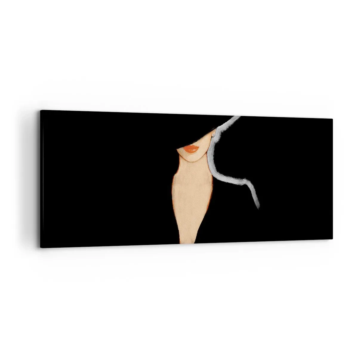 Lærredstryk - Billede på lærred - Elegance og stil - 120x50 cm