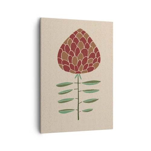 Lærredstryk - Billede på lærred - Som en stor pind - 50x70 cm