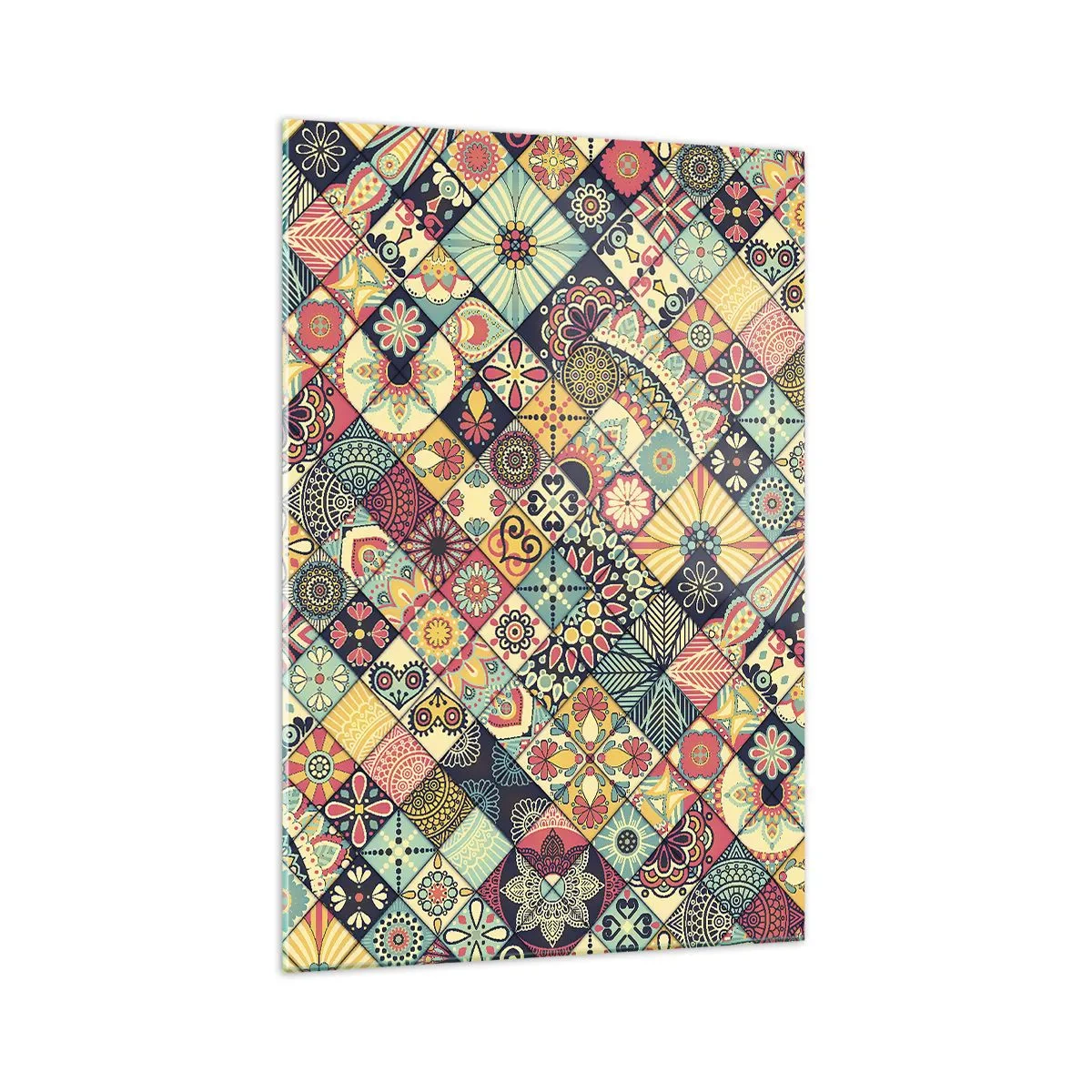 Billede på glas - Marokkansk stemning - 70x100 cm